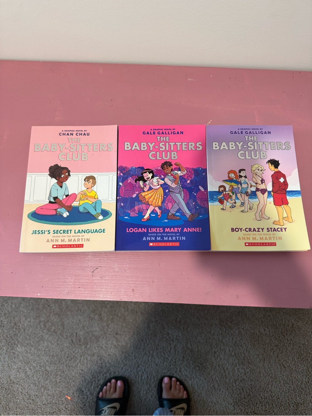 Babysitter club books set includes number 7 number 8 and number 12